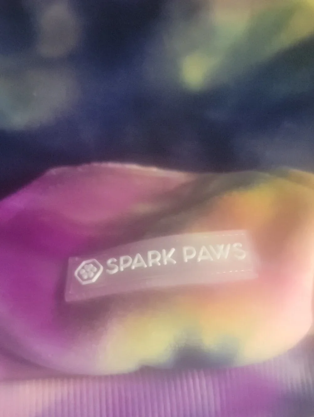 Spark Paws Tie-Dye Dog Hoodie in Multicolor